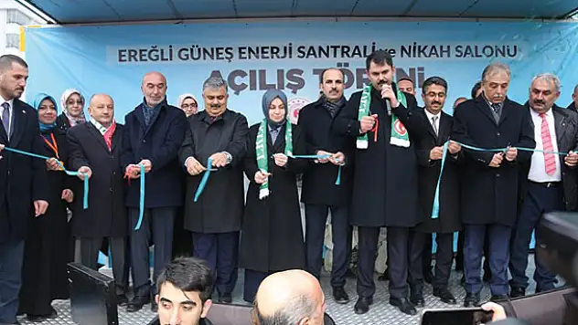 Bakan Kurum'dan Ereğli'de  toplu açılış