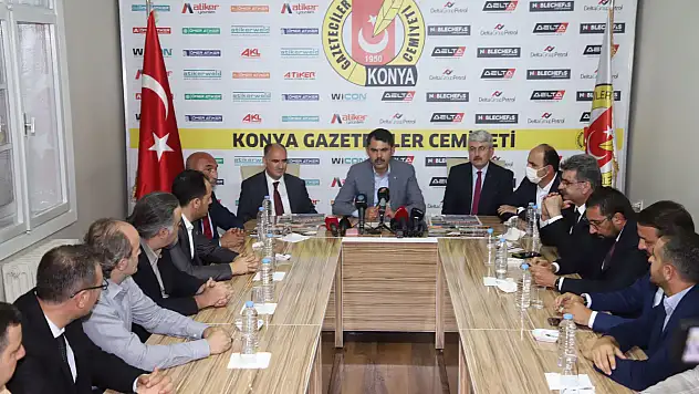 Bakan Kurum'dan KGC'ye hayırlı olsun ziyareti