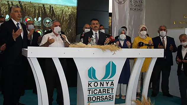 Bakan Pakdemirli, KTB Elektronik Satış Salonu Gong Töreni'ne katıldı