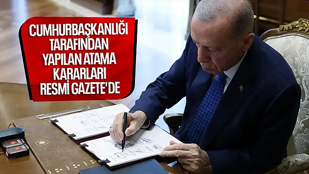 Bakan yardımcıları değişti, 5 ile yeni vali atandı
