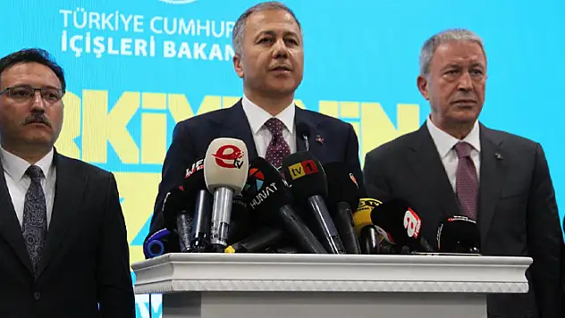 Bakan Yerlikaya: Kayseri'de 855 şahıs gözaltına alındı, bunların 13'ü tutuklandı
