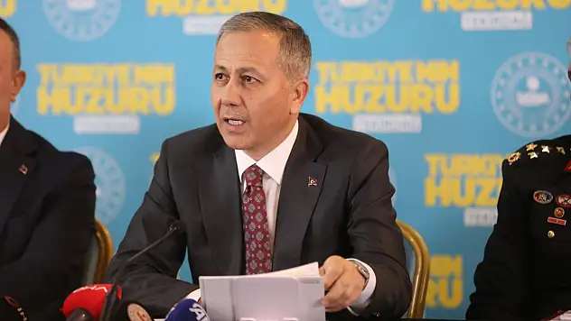 Bakan Yerlikaya: Mal varlığına karşı işlenen suçlarda yüzde 30 ortalama düşüş var