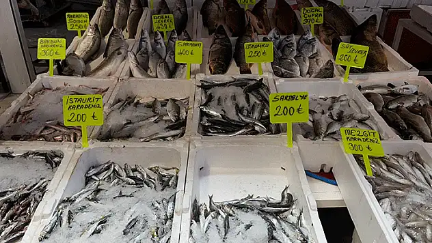 Balık sezonu Konya'da açıldı, tezgahlar doldu taştı