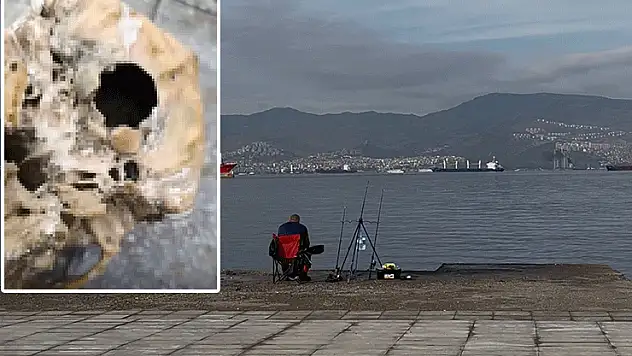 Balık tutarken dehşeti yaşadı: Oltaya insan kafatası takıldı