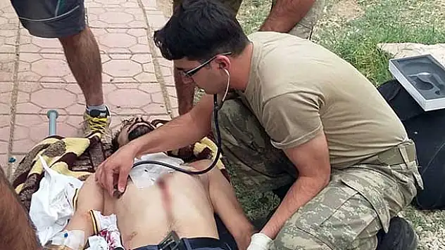 Balkonda otururken PKK mermilerine hedef oldu
