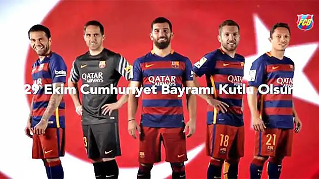 Barcelona Cumhuriyet Bayramı'nı kutladı