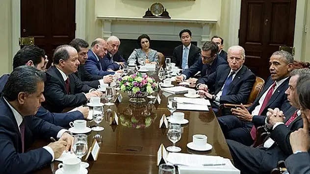 Barzani, Obama ve Biden ile görüştü