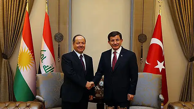 Başbakan Davutoğlu Barzani'yi kabul etti