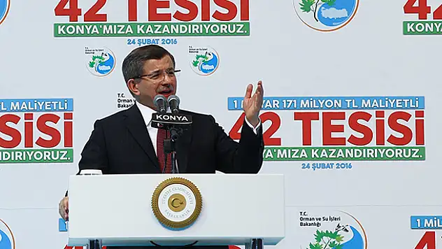 Başbakan Davutoğlu Konya'da konuştu