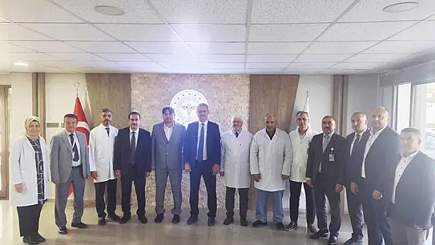 Başhekim Akkurt'a hayırlı olsun ziyareti