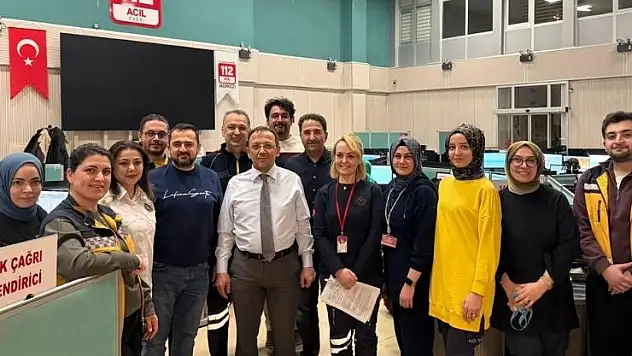 Başhekim Dadacı Konya 112 Komuta Merkezi'ni ziyaret etti