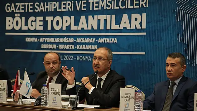 Basın İlan Kurumu Genel Müdürü Cavit Erkılınç Konya'da konuştu: Artık basın bir silah olarak kullanılmaya başlandı