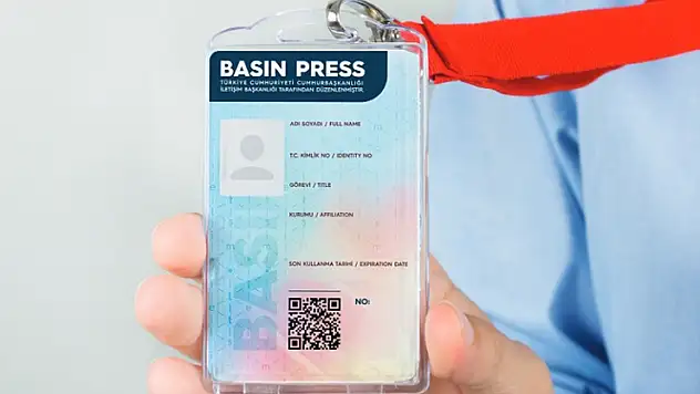 'Basın kartı' gazetecinin resmi kimlik belgesidir