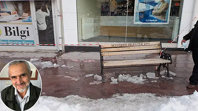 Başına buz kütlesi düştü 1 haftadır yoğun bakımda

