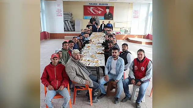 Başkan Akbuğa'yı duygulandıran yemek