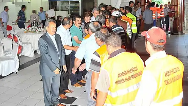 Başkan Akkaya Belediye Personeli İle Bayramlaştı
