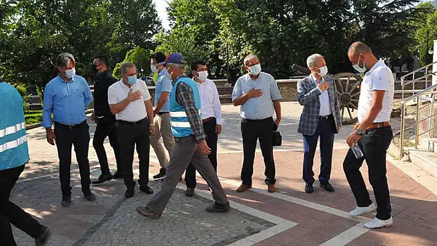 Başkan Akkaya belediye personeliyle bayramlaştı
