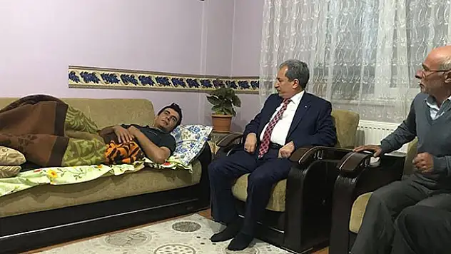 Başkan Akkaya'dan Afrin Gazisine ziyaret