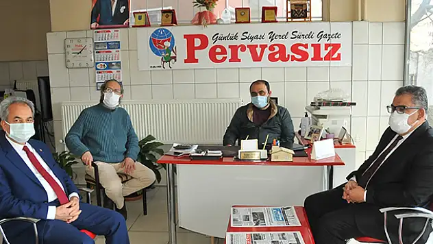 Başkan Akkaya'dan yerel gazete ve radyolara ziyaret