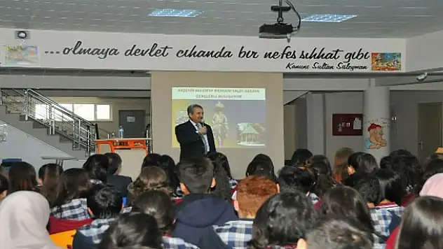 Başkan Akkaya Liseli Öğrencilerle Buluştu