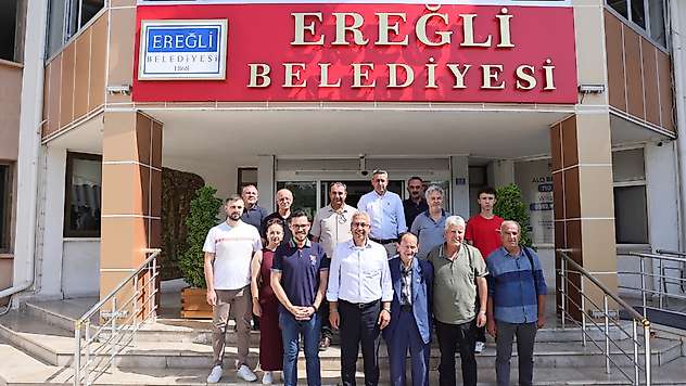 Başkan Akpınar basın mensuplarını ağırladı