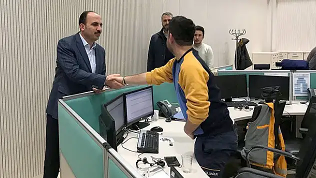 Başkan Altay, 2018'i çalışanlarla karşıladı