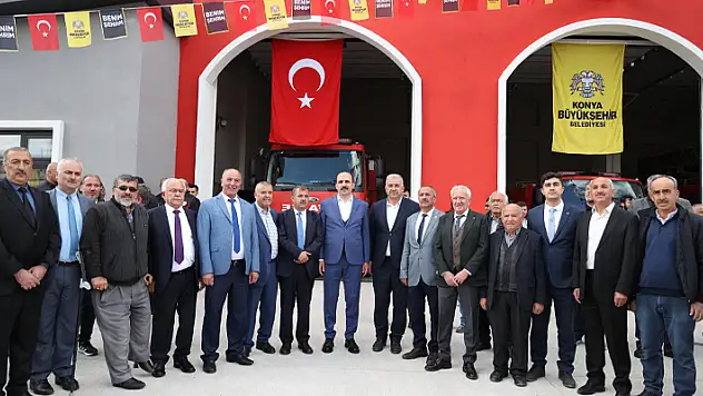 Başkan Altay, Bozkır Otogarı ve itfaiye merkezini açtı 