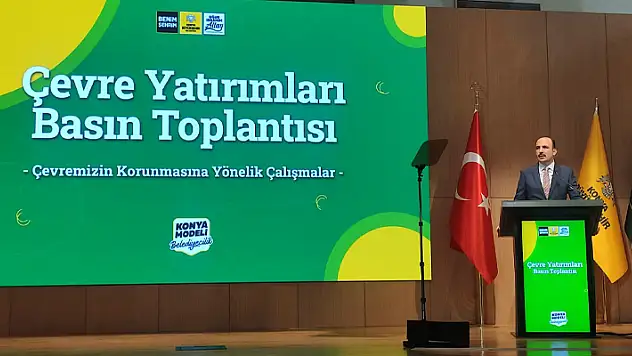 Başkan Altay, çevrenin korunmasına yönelik Konya'da yapılan çalışmaları anlattı 
