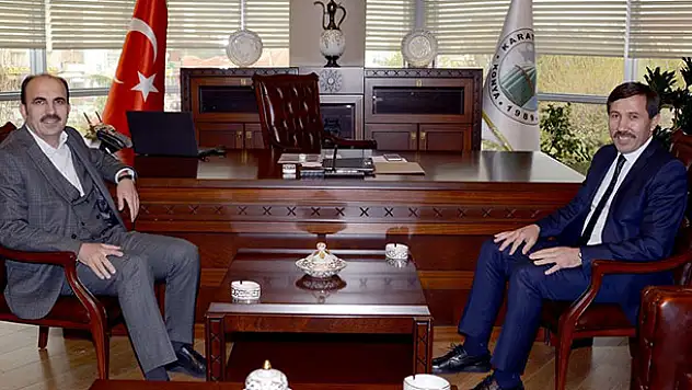Başkan Altay'dan Hasan Kılca'ya ziyaret