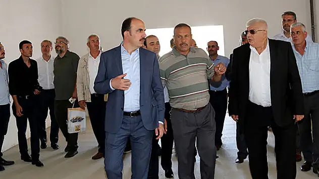 Başkan Altay, Doğanhisar Şehir Konağı'nı inceledi