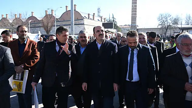 Başkan Altay, Ereğli ve Karapınar'da yatırım incelemelerinde bulundu 