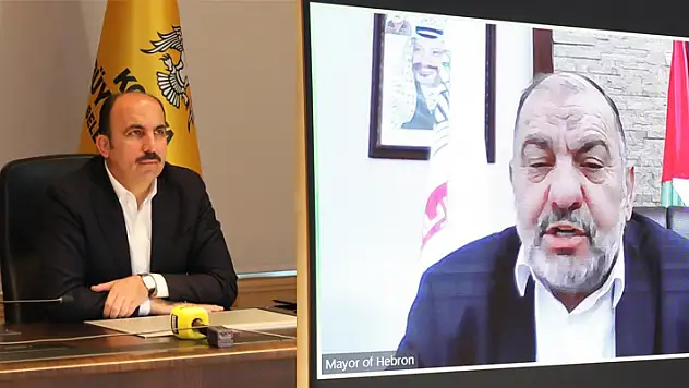 Başkan Altay, Filistin El-Halil Belediye Başkanı ile görüştü 

