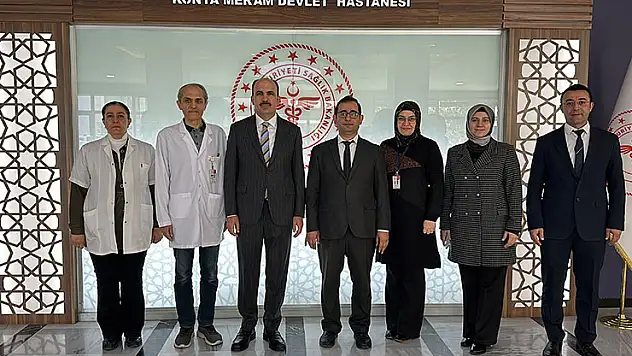 Başkan Altay, Meram Devlet Hastanesi'ne ziyarette bulundu