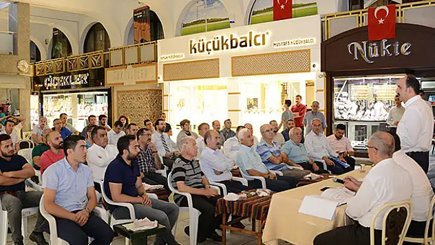 Başkan Altay, sarraflarla buluştu