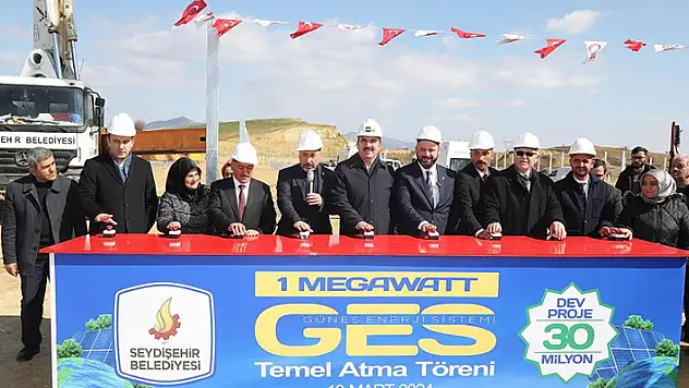 Başkan Altay Seydişehir GES'in temel atma programına katıldı
