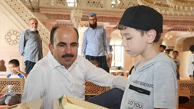Başkan Altay, Yaz Kur'an Kursu öğrencileriyle buluştu
