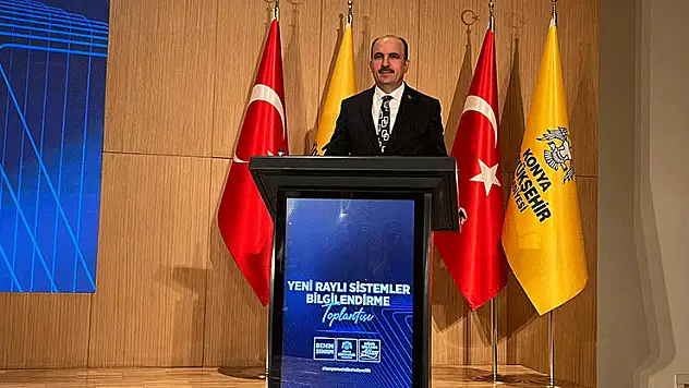 Başkan Altay, yeni raylı sistem projesini basın mensuplarına tanıttı