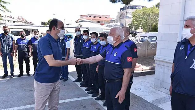 Başkan Altay Zabıta Teşkilatı'nın kuruluş yıl dönümünü kutladı
