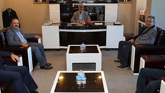 Başkan Angı'ya nezaket ziyareti