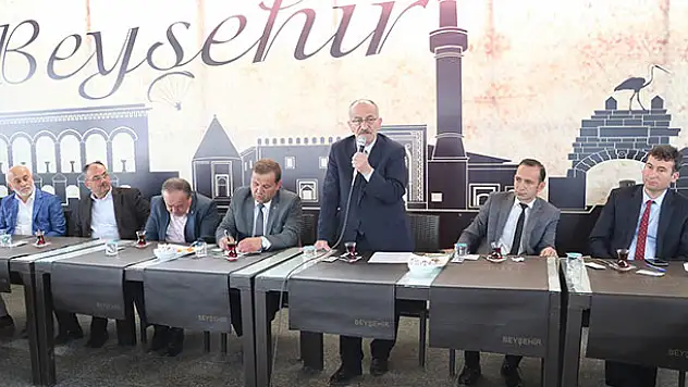 Başkan Bayındır: 'Beyşehir'in derdi, hepimizin derdidir'