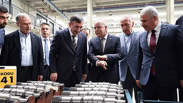 Başkan Büyükeğen, Cumhurbaşkanı Yardımcısı Yılmaz'dan Konya Sanayisine destek istedi
