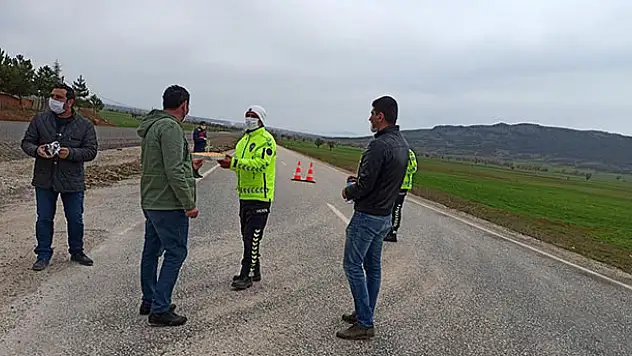 Başkan Çiğdem'den polislere baklava ikramı