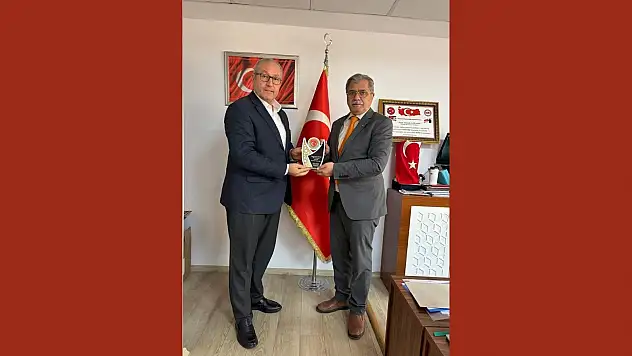 Başkan Demir'den müdür Çağlayan'a ziyaret