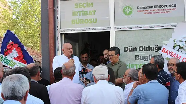 Başkan Erkoyuncu seçim bürosunu açtı