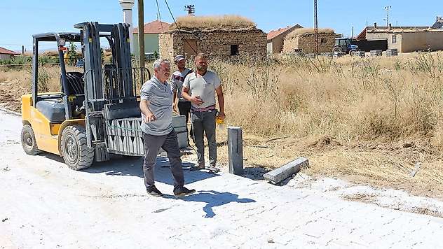 Başkan Günaltay çalışmaları yerinde inceledi