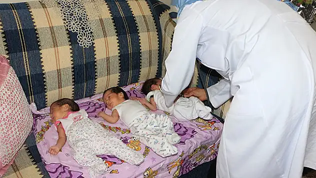 Başkan Hançerli üçüz bebek ziyaretinde