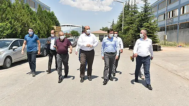 Başkan Hasan Kılca'dan sanayi esnafına ziyaret