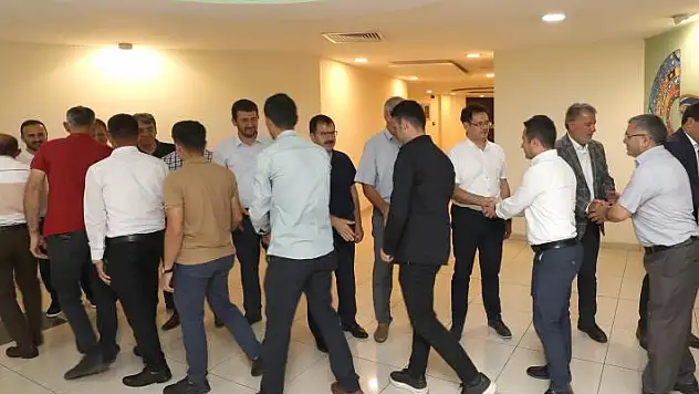 Başkan Hasan Kılca, mesai arkadaşlarıyla bayramlaştı