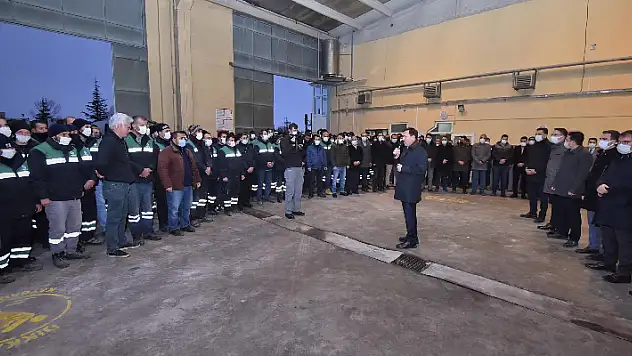Başkan Hasan Kılca saha ekipleriyle buluştu