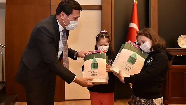 Başkan Hasan Kılca'ya 'özel' ziyaretçiler